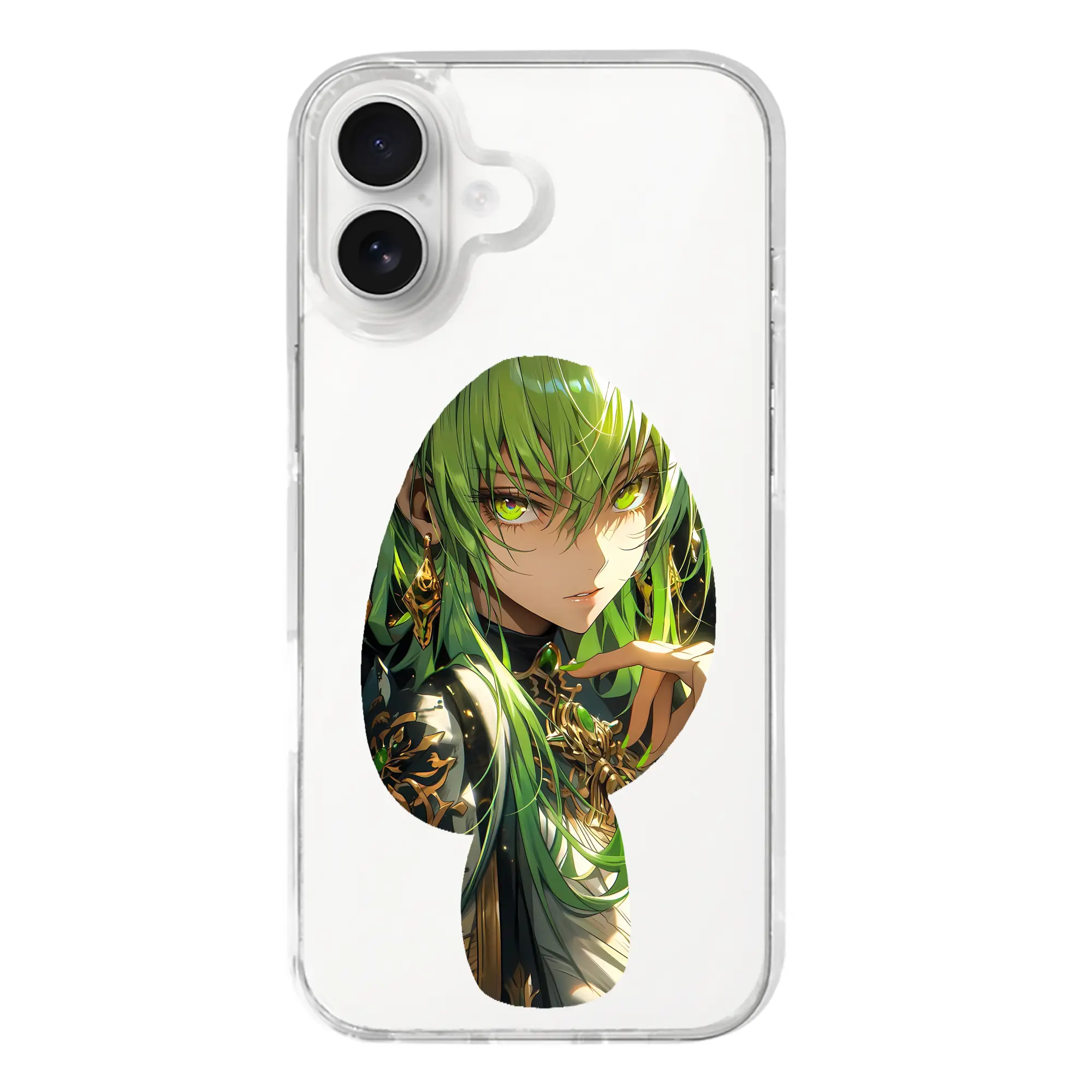 コードギアス 反逆のルルーシュ グッズ シーツー - iPhone 17シリーズ 透明スマホケース – 薄型・耐衝撃・精密フィット保護カバー